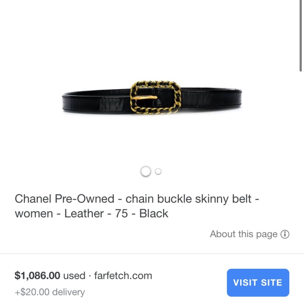 Vintage Chanel Belt